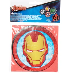 Carte d'invitation Avengers x6-Gifi Outlet