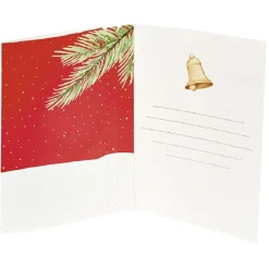 Carte voeux de Noël + chocolat 15g-Gifi New