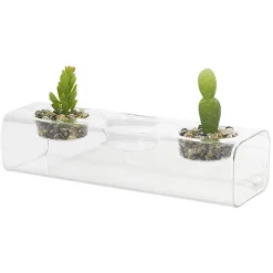 Centre de table plante grasse artificielle x2-Gifi Online