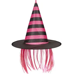 Chapeau de sorcière adulte Halloween Ø40xH38cm-Gifi Discount