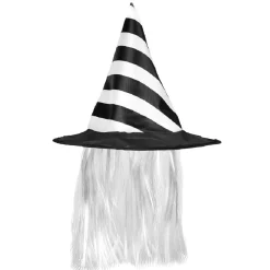 Chapeau de sorcière avec cheveux enfant-Gifi Outlet