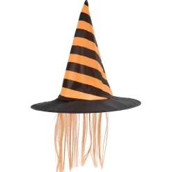 Chapeau de sorcière avec cheveux adulte-Gifi Clearance