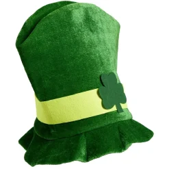 Chapeau haut-de-forme Saint-Patrick taille adulte polyester vert-Gifi New