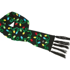 Écharpe de Noël lumineuse noire-Gifi