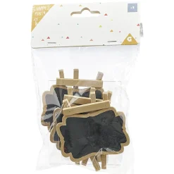 Chevalet marque place en ardoise x 3-Gifi Discount