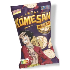 Chips de riz brun Komesan goût barbecue Luffy One Piece 60g-Gifi Hot