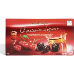 Chocolats noir fourrés de liqueur et cerises 150Gr-Gifi Clearance