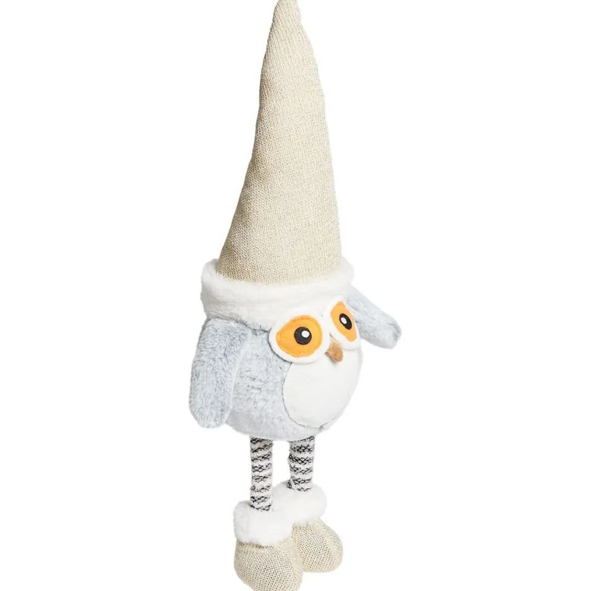 Chouette de Noël à poser H57cm-Gifi New
