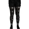Collant adulte Halloween toile d'araignée-Gifi