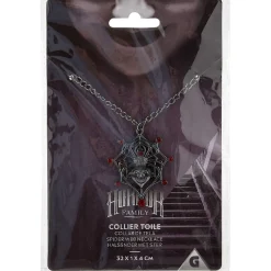 Collier toile d'araignée Halloween-Gifi New