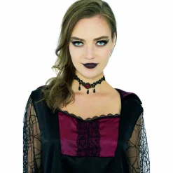 Collier tour de cou femme vampire Halloween-Gifi New