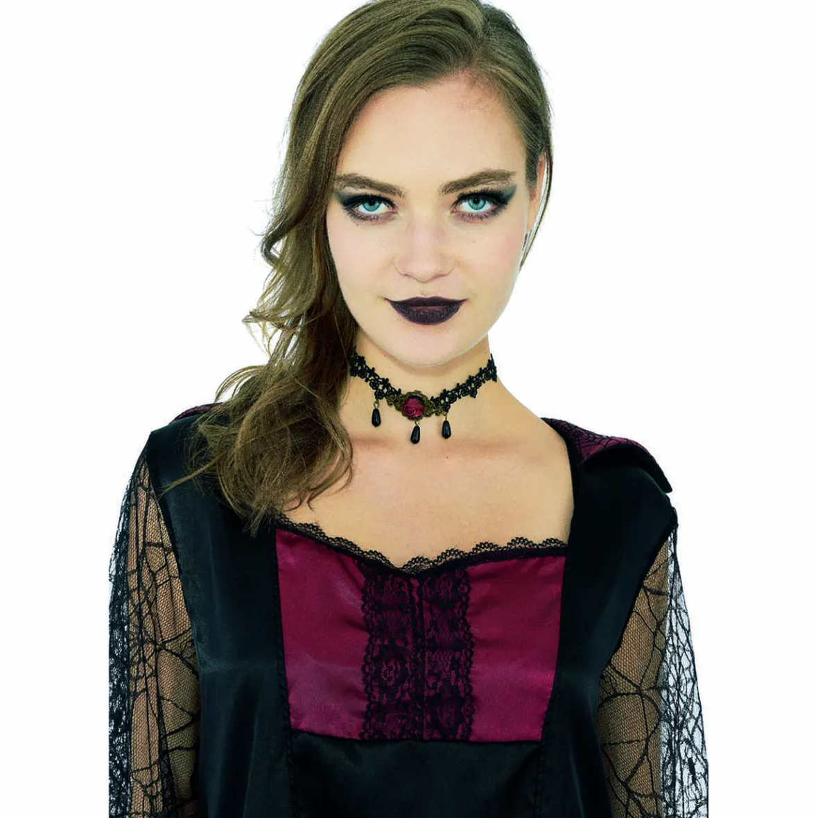 Collier tour de cou femme vampire Halloween-Gifi New