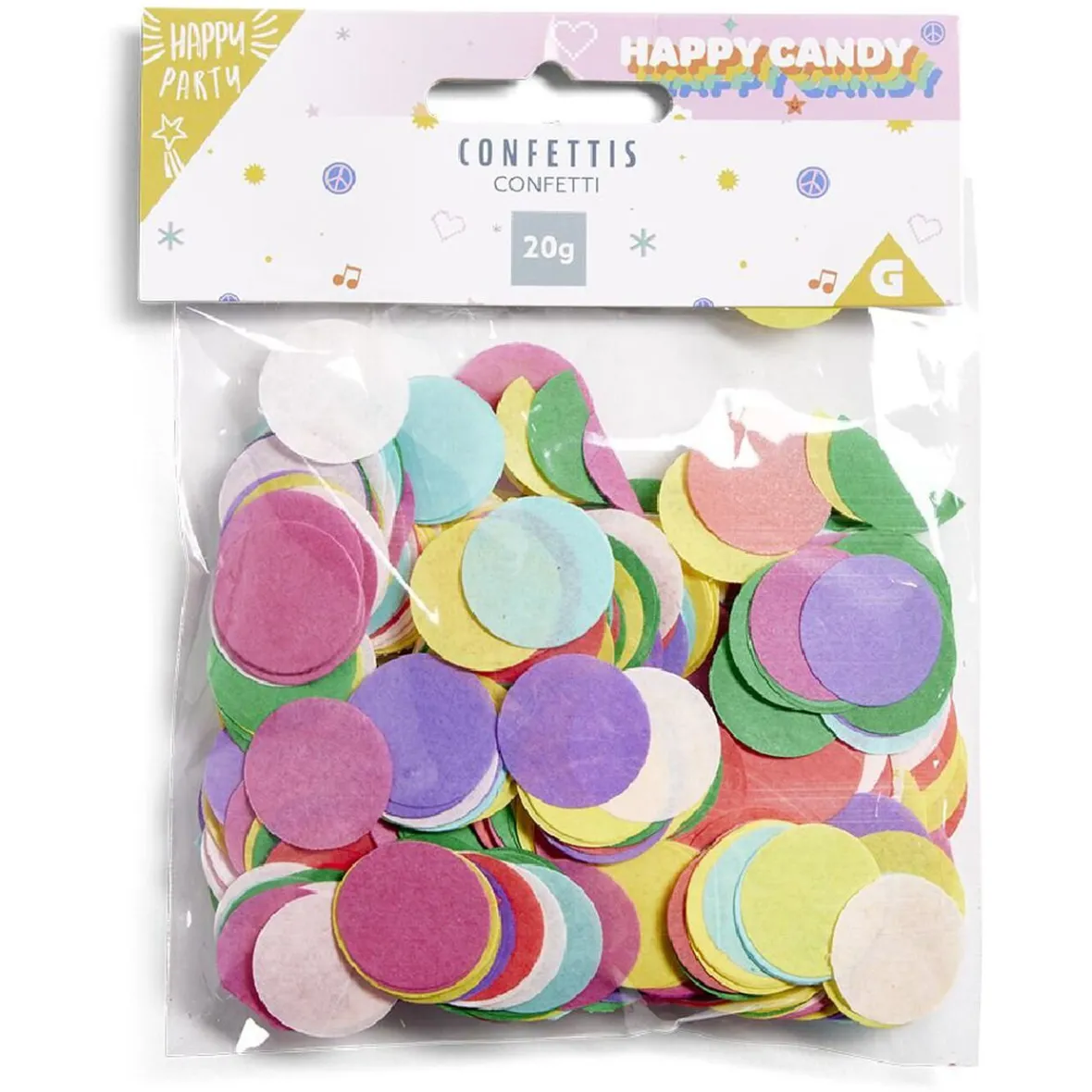 Confetti thème candy papier de soie-Gifi Outlet