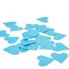 Confettis coeur bleu turquoise en papier-Gifi Discount