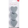 Confettis coeur gris en papier-Gifi Clearance
