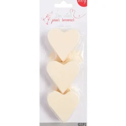 Confettis coeur ivoire en papier-Gifi Hot