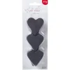 Confettis coeur noir en papier-Gifi Hot