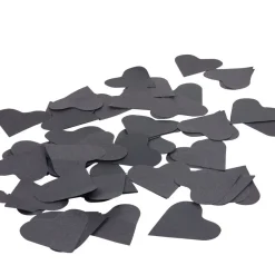 Confettis coeur noir en papier-Gifi Hot