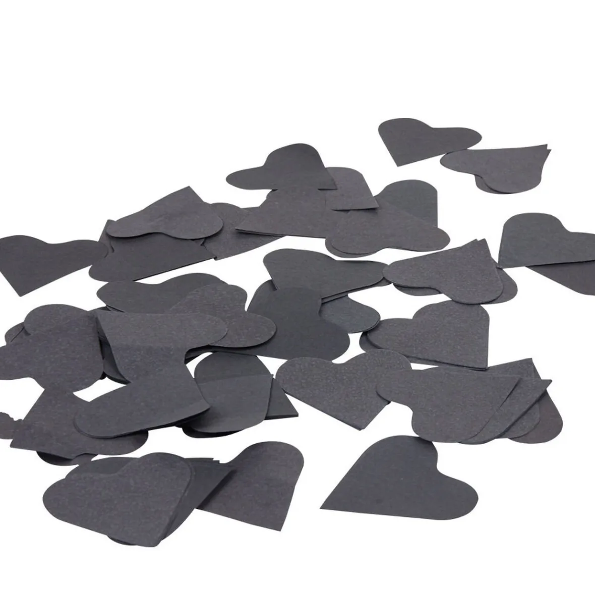 Confettis coeur noir en papier-Gifi Hot