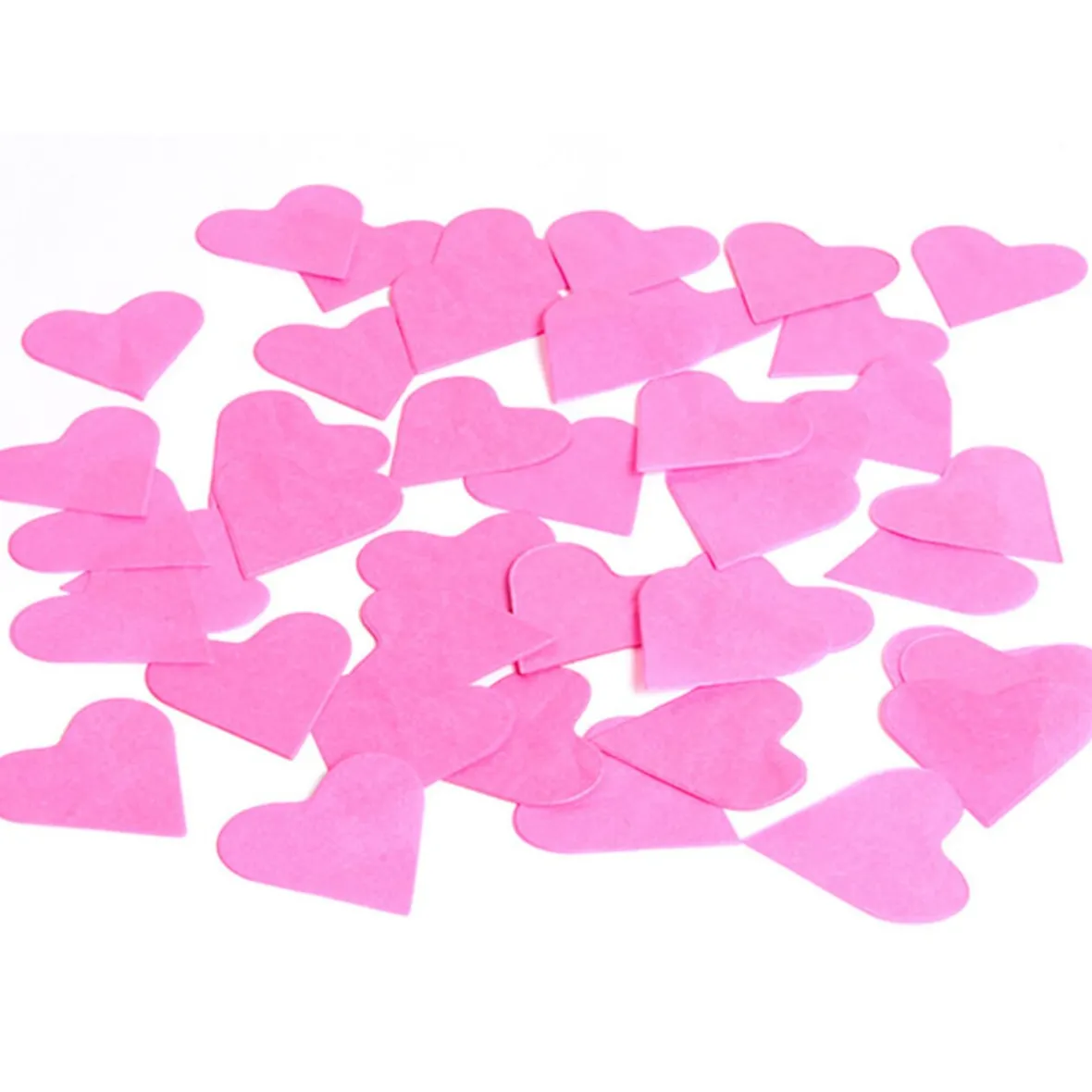 Confettis coeur rose fuchsia en papier-Gifi Clearance