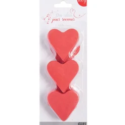 Confettis coeur rouge en papier-Gifi Clearance