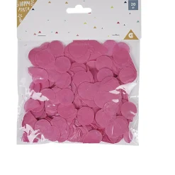 Confettis en papier rond rose ø 2 cm-Gifi Discount
