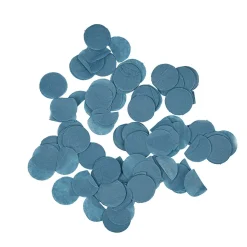 Confettis en papier rond bleu ø 2 cm-Gifi Best