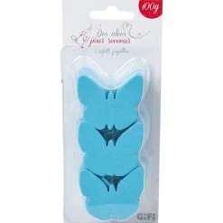 Confettis papillon bleu turquoise en papier-Gifi Clearance
