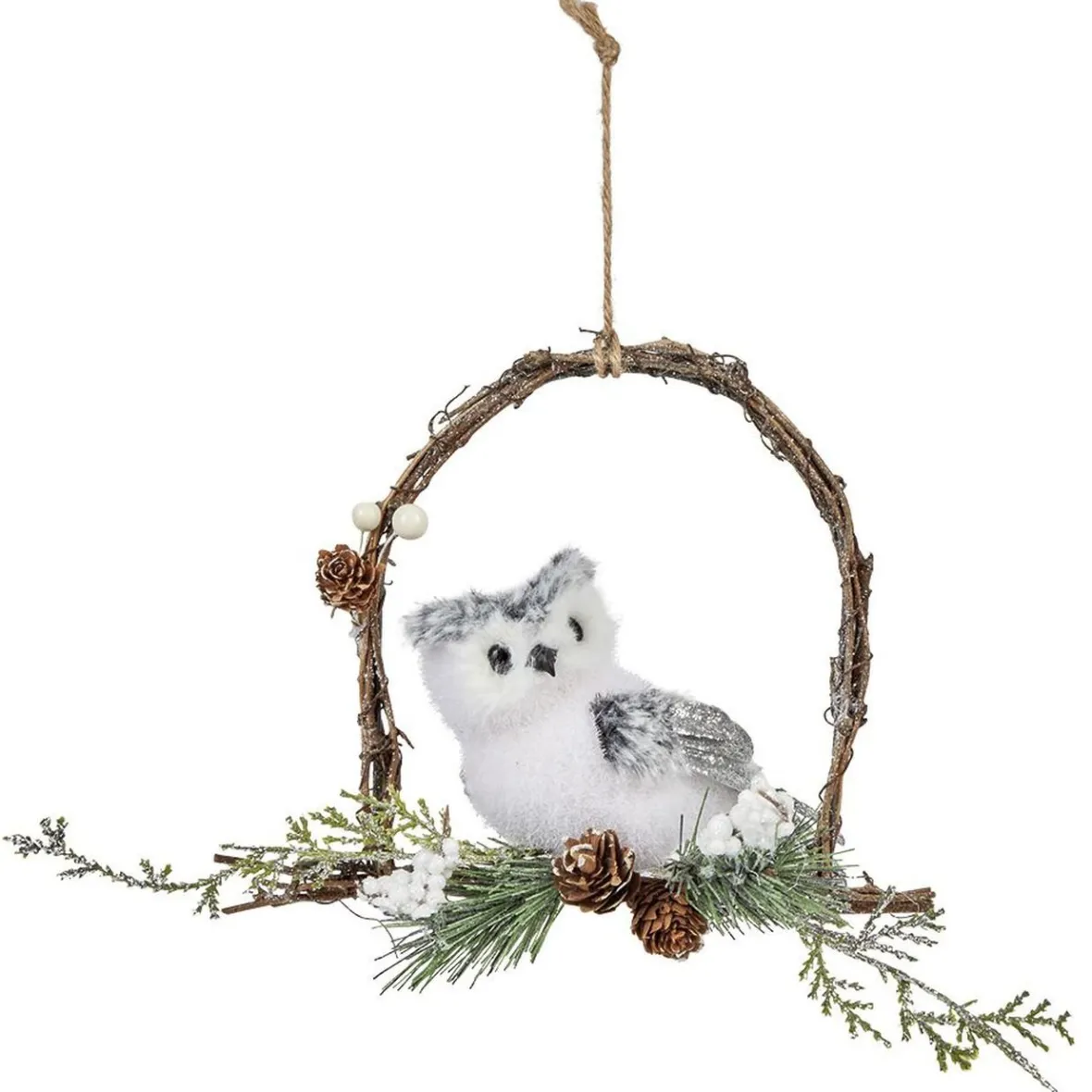 Couronne de Noël animaux à suspendre Ø17 cm-Gifi Online