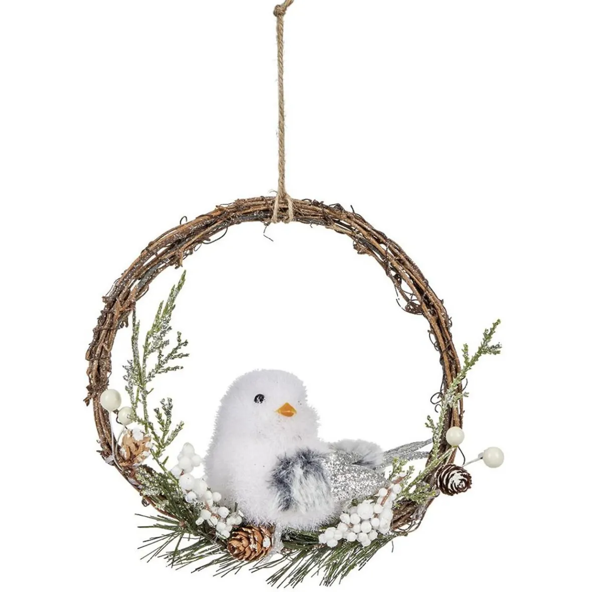 Couronne de Noël animaux à suspendre Ø17 cm-Gifi Online