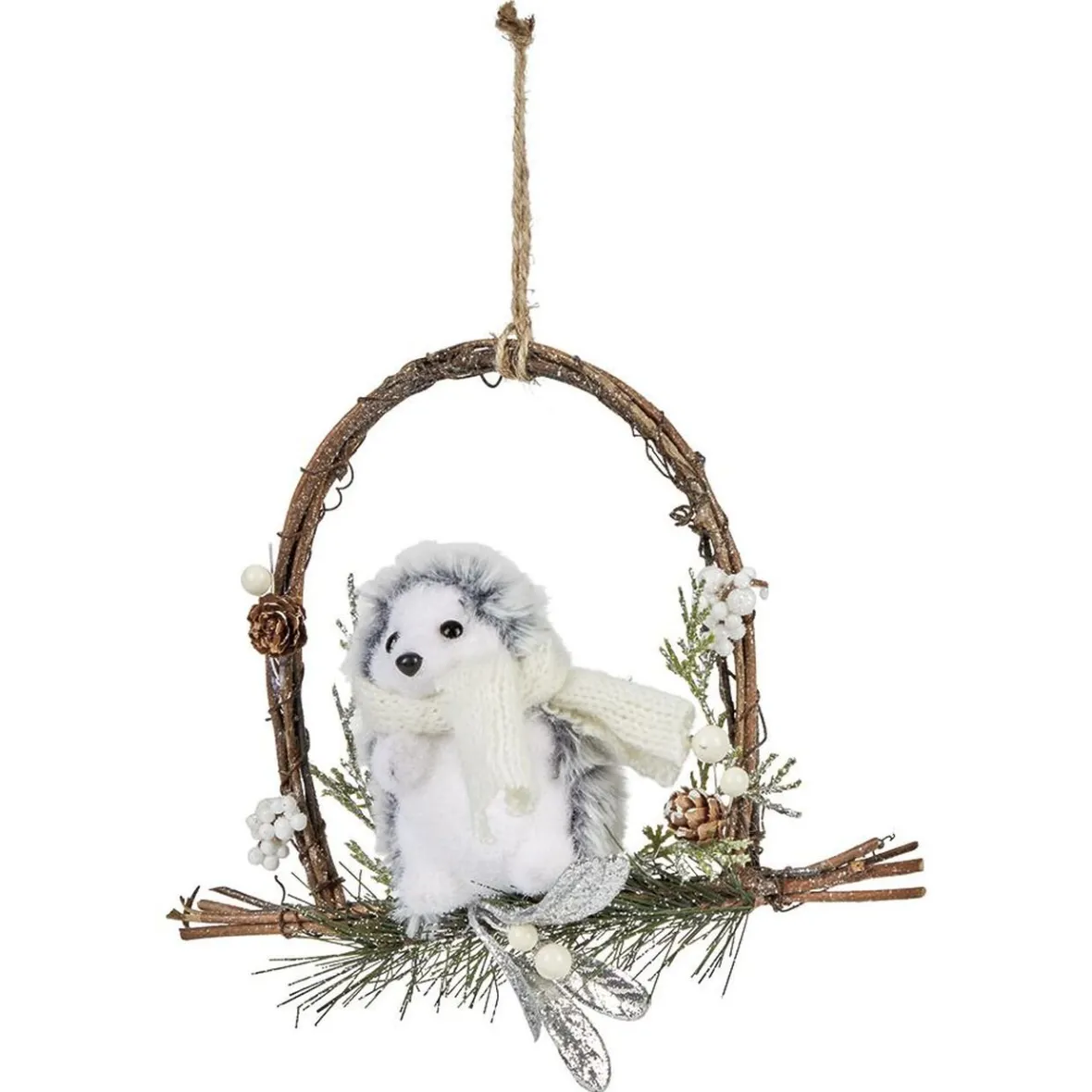 Couronne de Noël animaux à suspendre Ø17 cm-Gifi Online