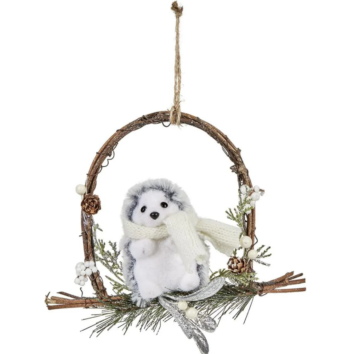 Couronne de Noël animaux à suspendre Ø17 cm-Gifi Online