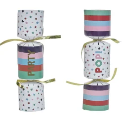 Crackers cotillons de fête multicolore 6 personnes-Gifi Clearance