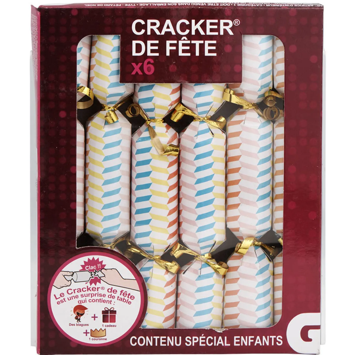 Crakers de fête x6-Gifi Clearance