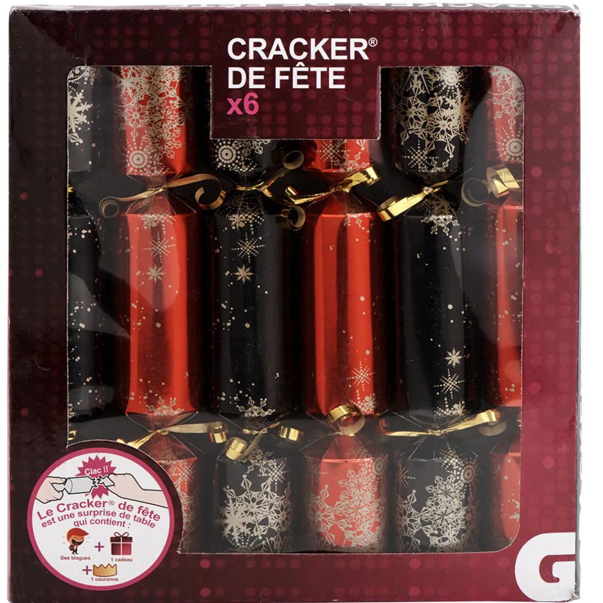 Crakers de fête x6-Gifi