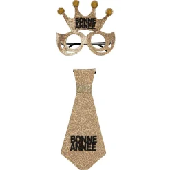Cravate et lunettes Bonne année-Gifi Discount