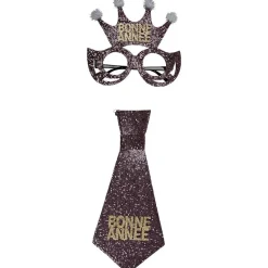 Cravate et lunettes Bonne année-Gifi Discount