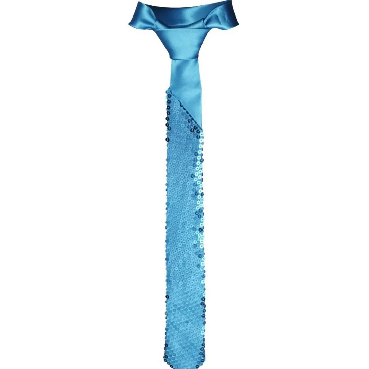 Cravate uni à paillettes-Gifi Online