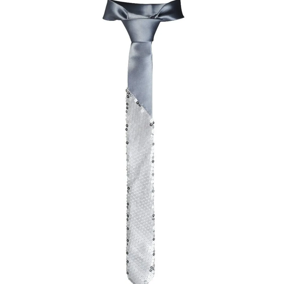 Cravate uni à paillettes-Gifi Online