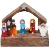 Crèche de Noël lumineuse avec 6 santons-Gifi Clearance