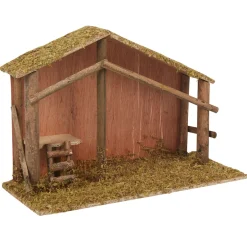 Crèche de Noël vide en bois-Gifi Sale