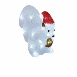 Écureuil de Noël lumineux Solaire 30 LED blanc froid-Gifi Clearance