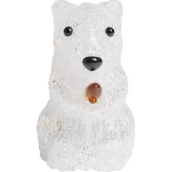 Écureuil lumineux en acrylique 12LED blanc chaud H11,5cm-Gifi Best