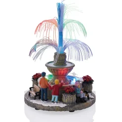 Déco de Noël fontaine lumineuse intérieur 4 LED-Gifi Clearance