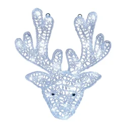 Déco de Noël renne 2D extérieur 35 LED-Gifi Sale
