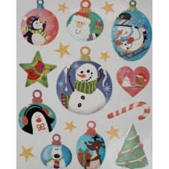 Décor de noël électrostatique, 3 modèles-Gifi New