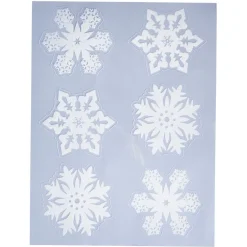 Décoration de fenêtre éléctrostatique finition velours Noël-Gifi Clearance