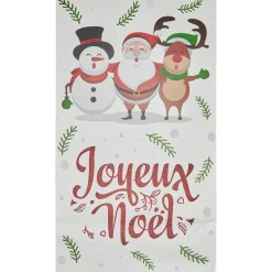 Décoration de Noël autocollant personnage chantant 57x33cm-Gifi Outlet