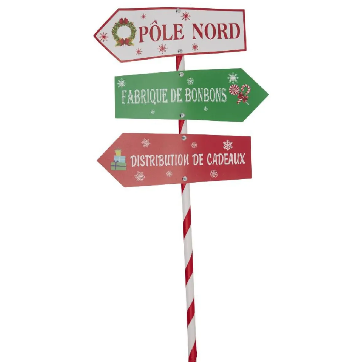 Décoration de Noël pancarte-Gifi Discount