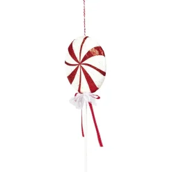 Décoration de Noël sucette rouge et blanche H50cm-Gifi Sale